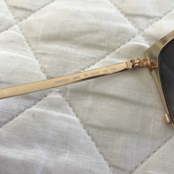 Kate Spade Genice Sunglasses in Black/Gold